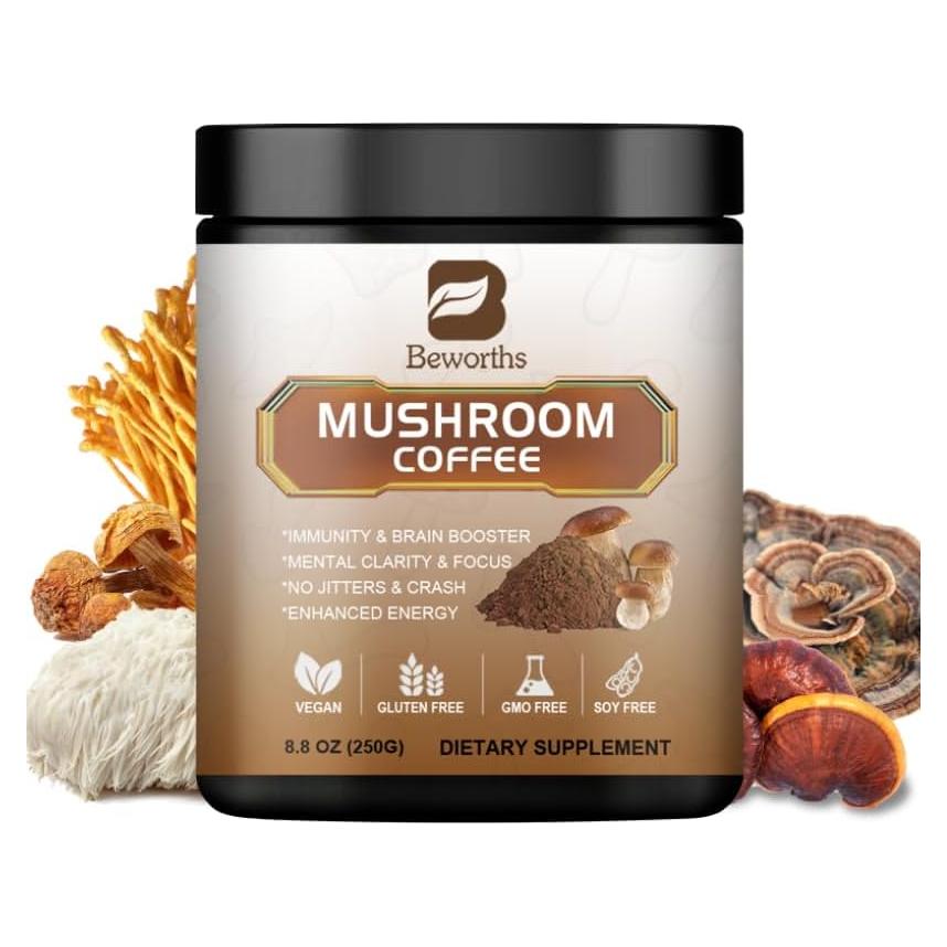 Café de Hongo 250g B Beworths - Melena de León, Reishi, Cacao