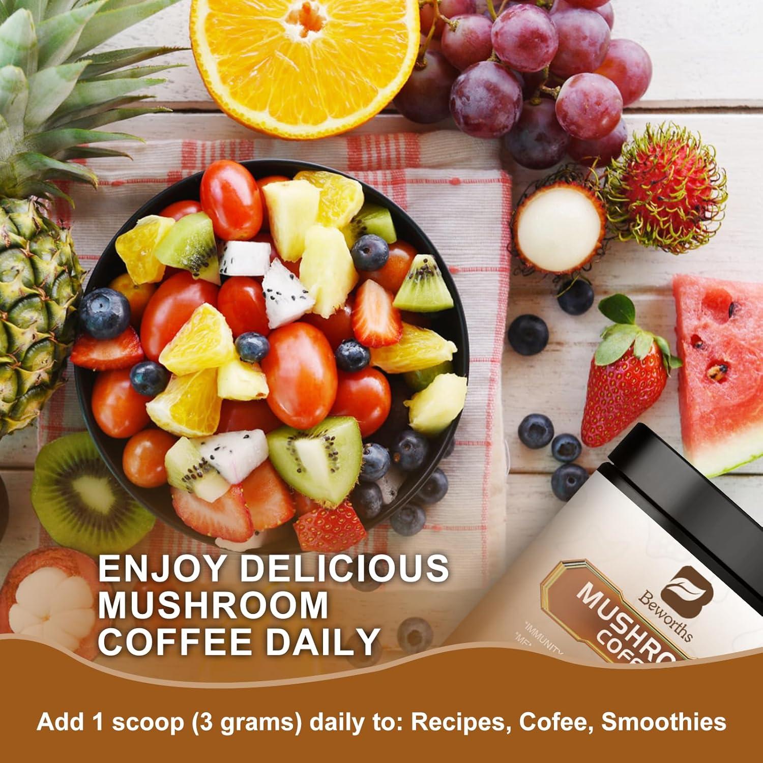 Café de Hongo 250g B Beworths - Melena de León, Reishi, Cacao