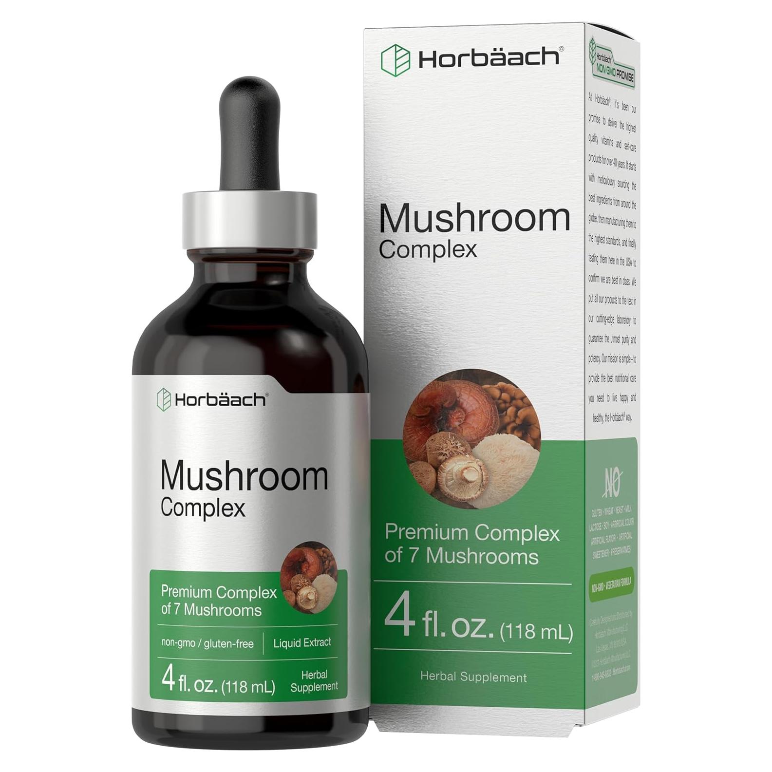 Complejo de Hongos Líquido Horbaach 118 ml - Super 7 Hongos