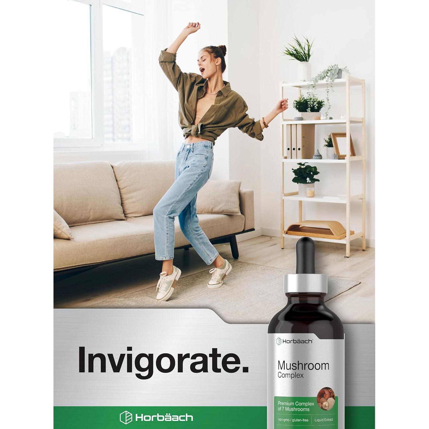 Complejo de Hongos Líquido Horbaach 118 ml - Super 7 Hongos