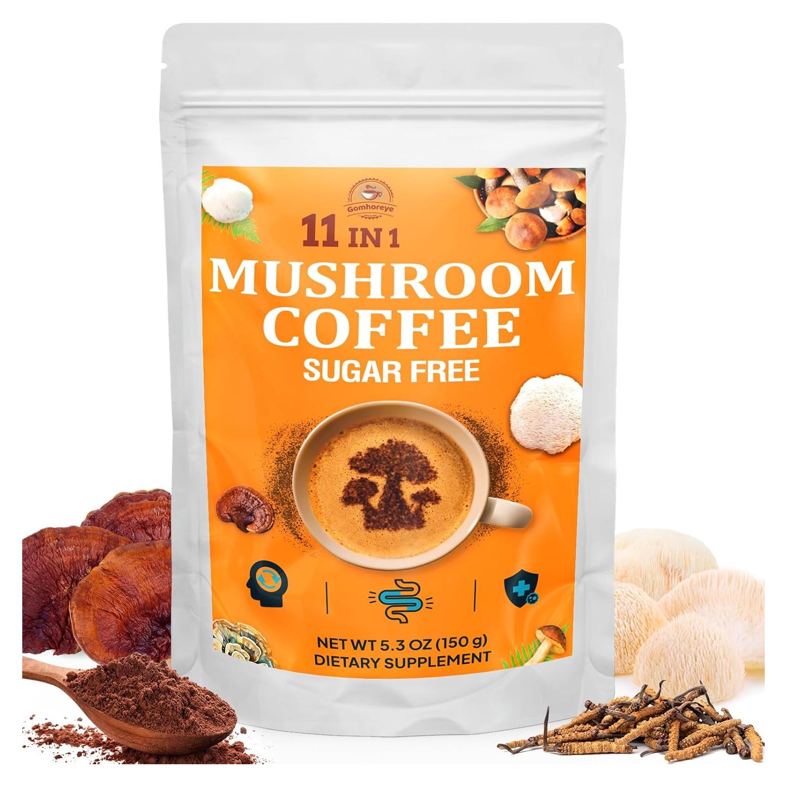 Café de Hongo Orgánico Gomhoreye 150g - 11 Hongos Superalimento