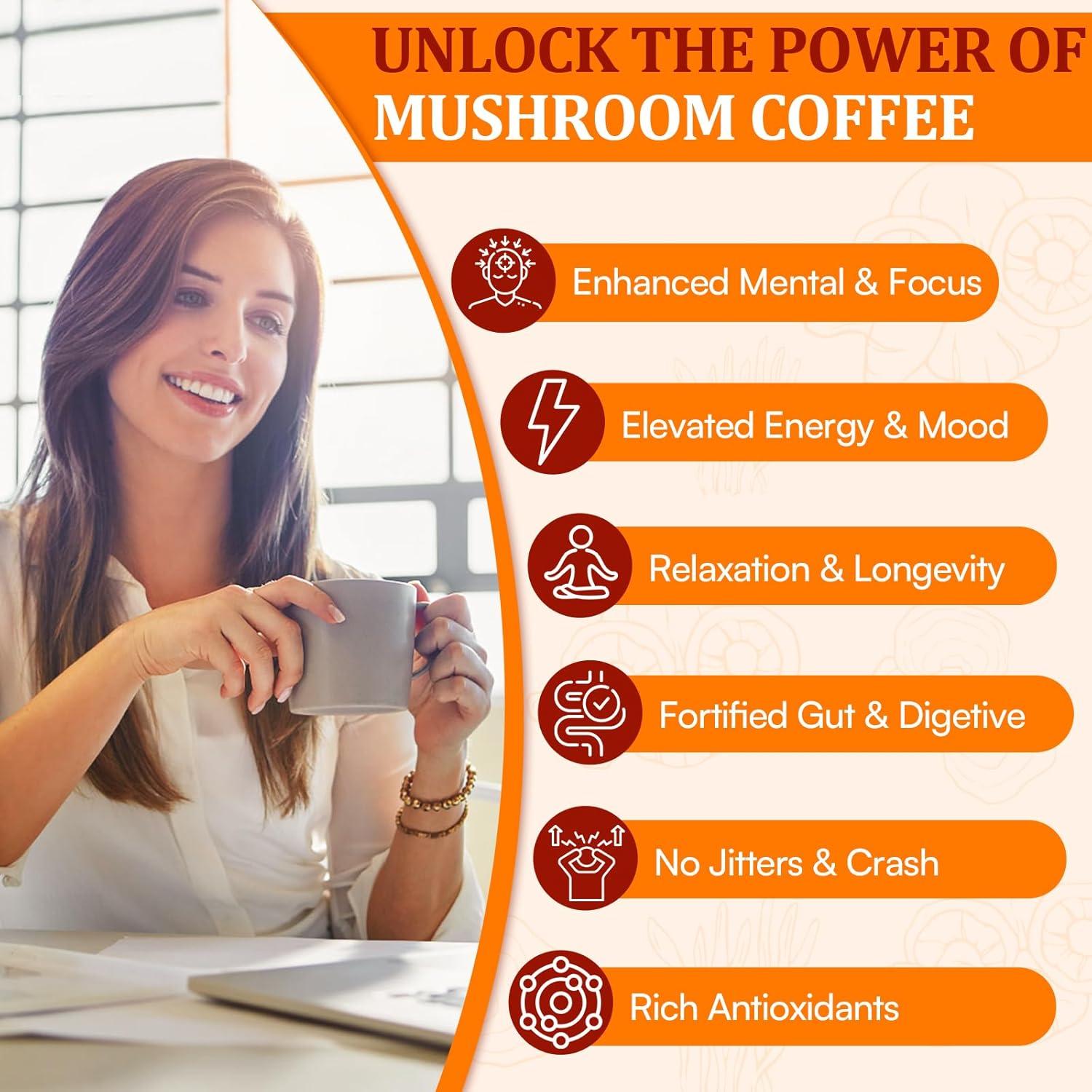 Café de Hongo Orgánico Gomhoreye 150g - 11 Hongos Superalimento