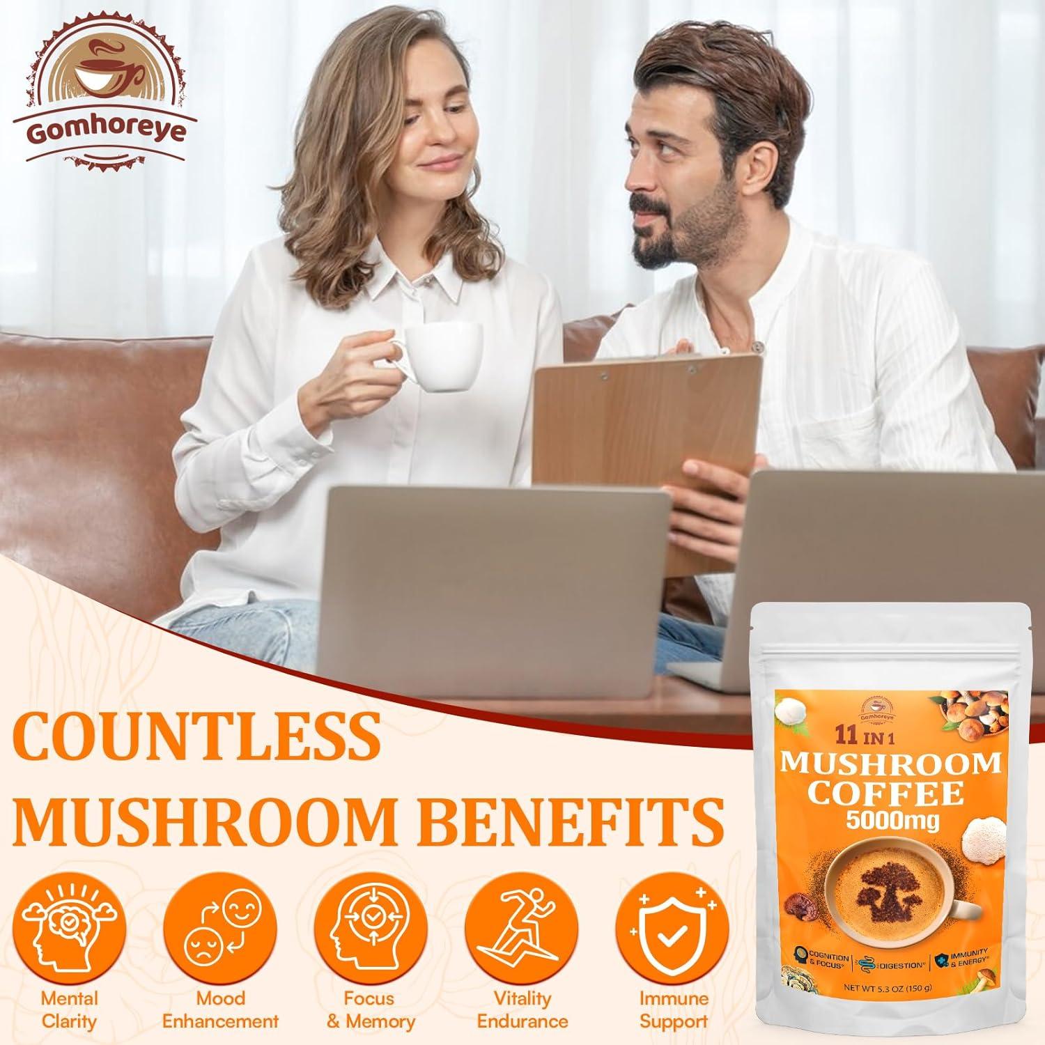 Café de Hongo Orgánico Gomhoreye 150g - 11 Hongos Superalimento