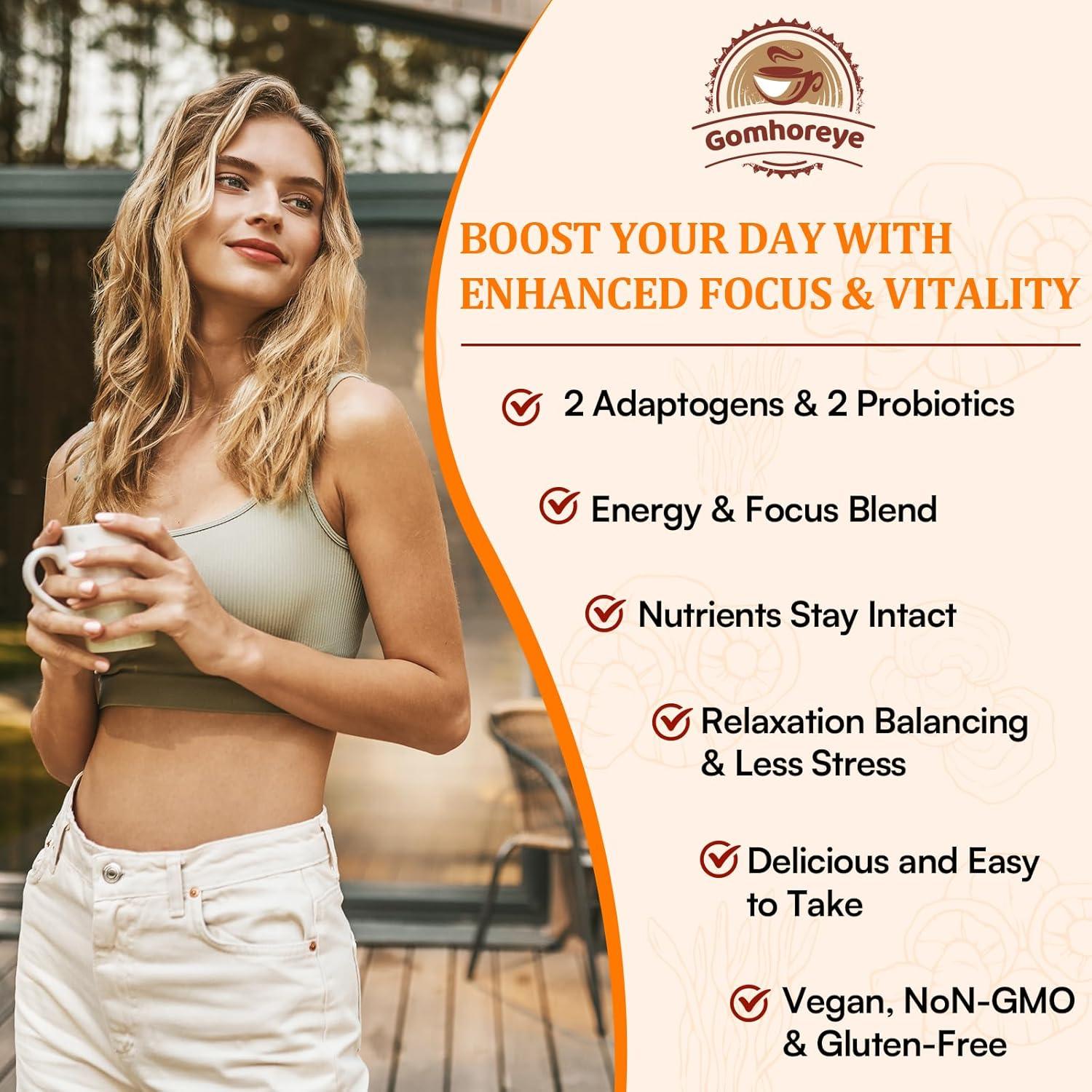 Café de Hongo Orgánico Gomhoreye 150g - 11 Hongos Superalimento