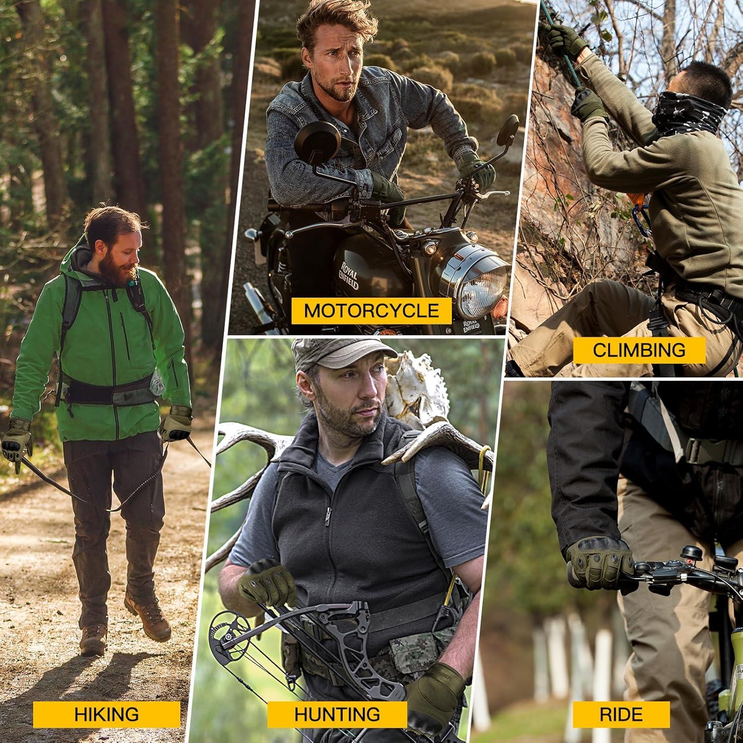 GUANTES TÁCTICOS FREE SOLDIER HOMBRE Negro Dedo Completo