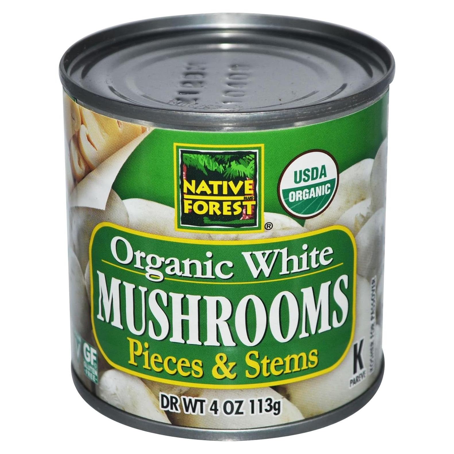 Champiñones Orgánicos Bosque Nativo 113g Piezas y Tallos