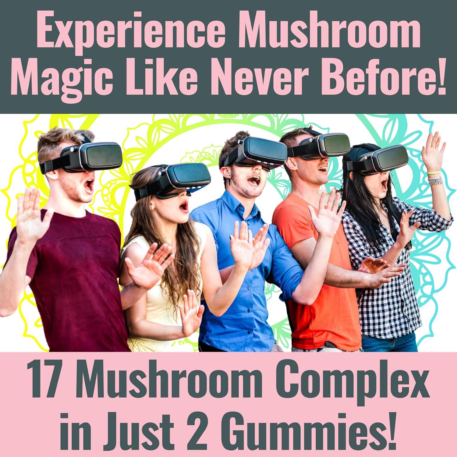 Gomitas Suplemento de 17 Hongos SHIZAM 219g - Inmunidad y Bienestar