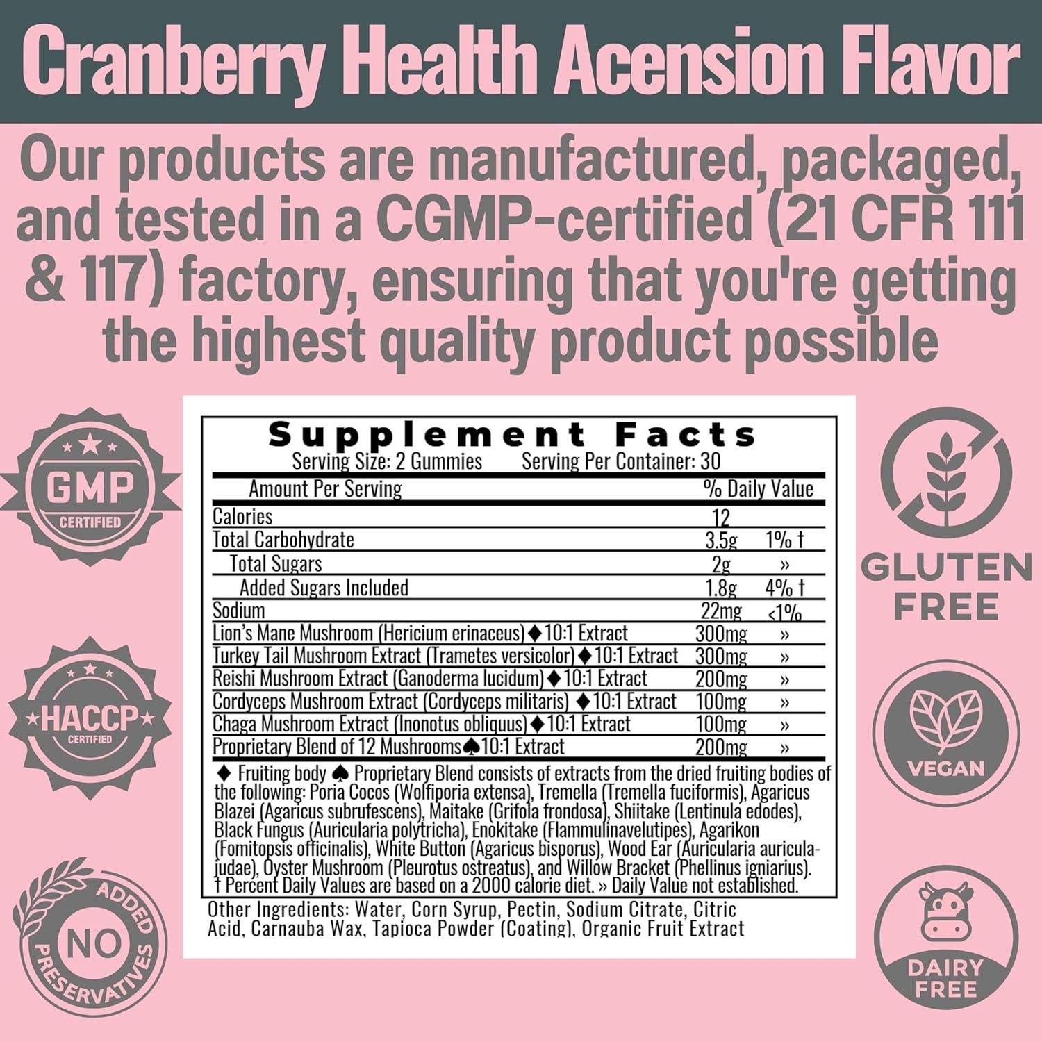 Gomitas Suplemento de 17 Hongos SHIZAM 219g - Inmunidad y Bienestar