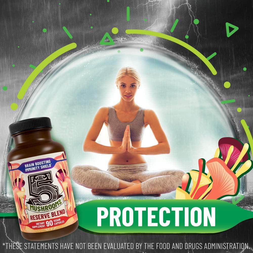 Suplemento de Hongos Hippie Farms - 5 Hongos 85g