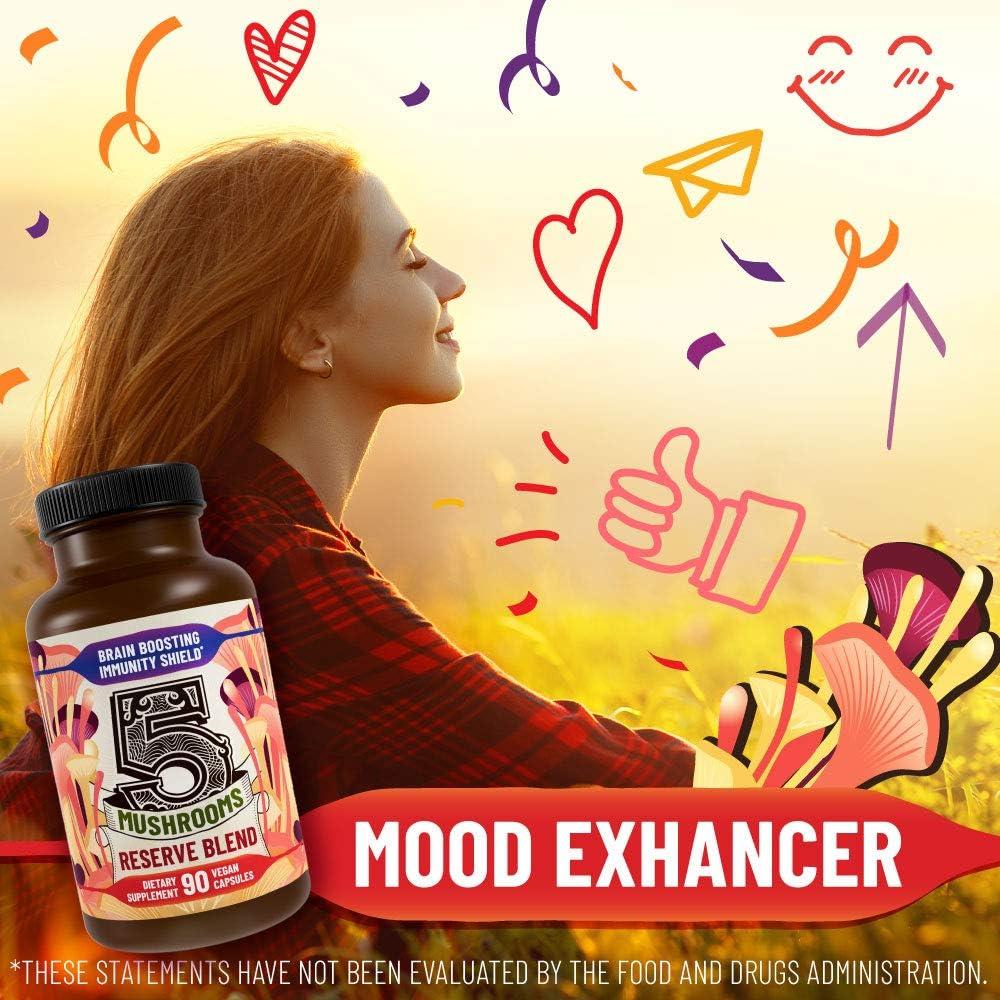 Suplemento de Hongos Hippie Farms - 5 Hongos 85g