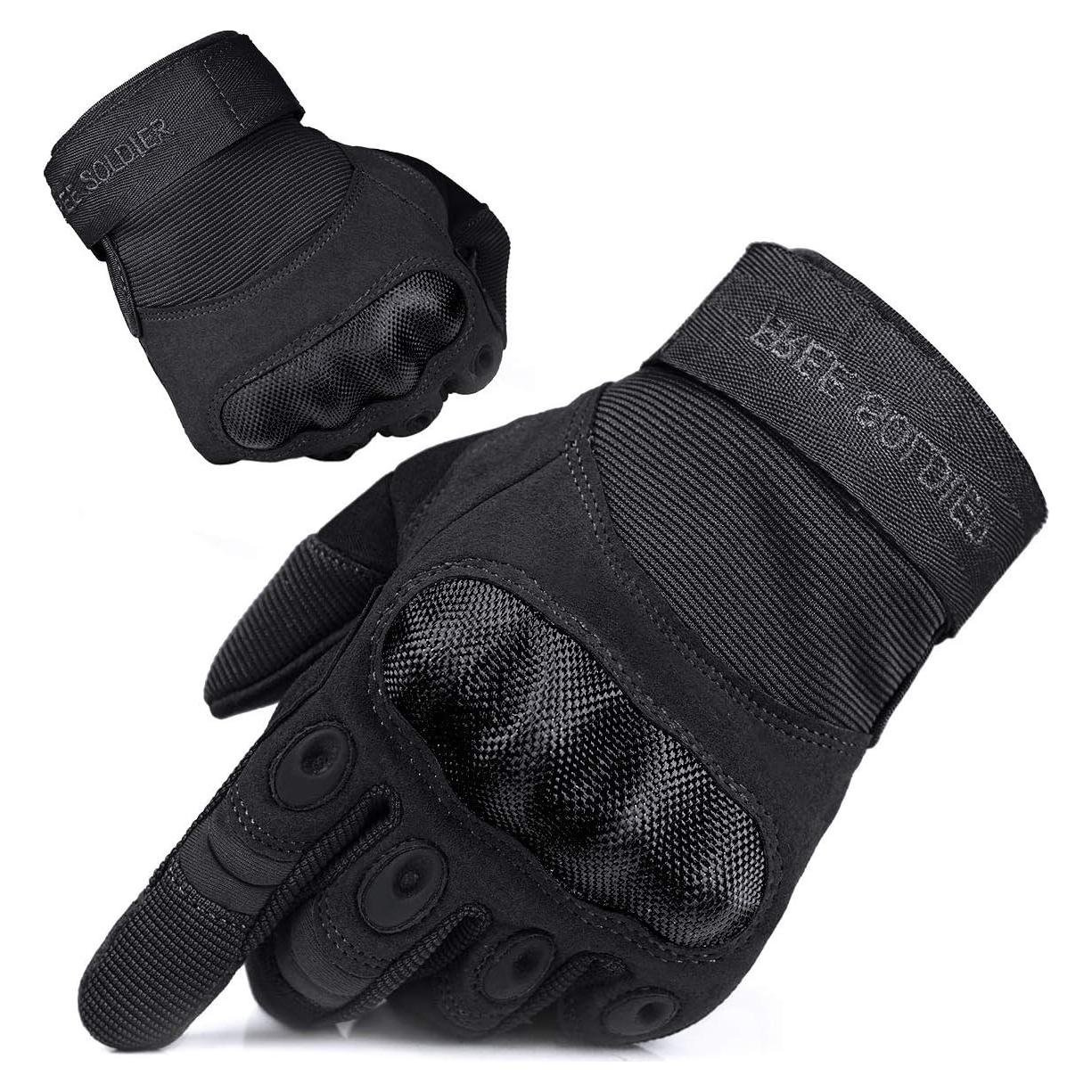 Guantes Outdoor Free Soldier para Hombres - Negros, Protección