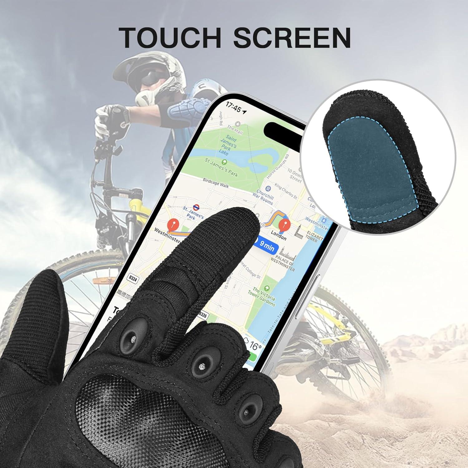 Guantes Outdoor Free Soldier para Hombres - Negros, Protección