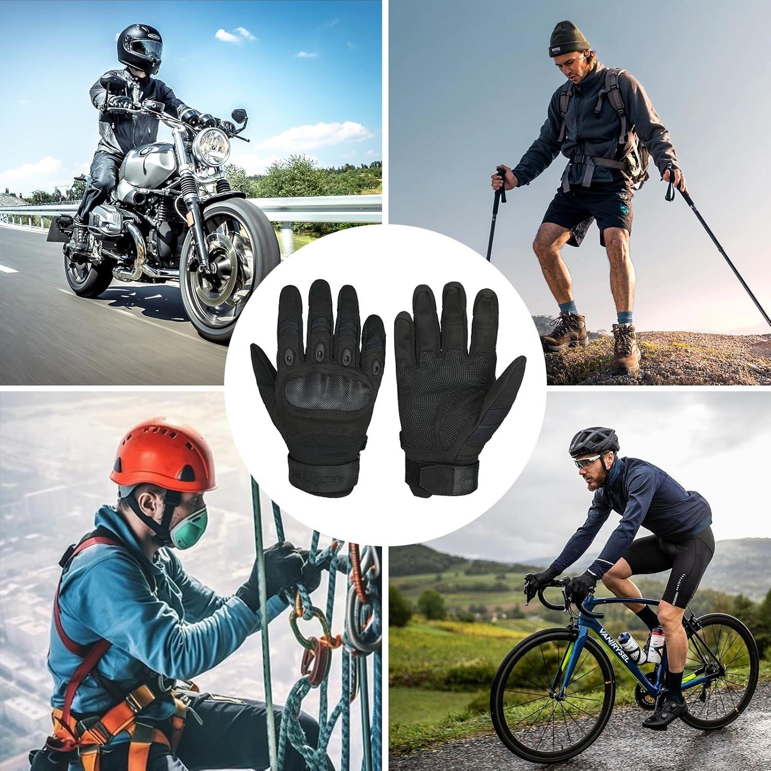 Guantes Outdoor Free Soldier para Hombres - Negros, Protección
