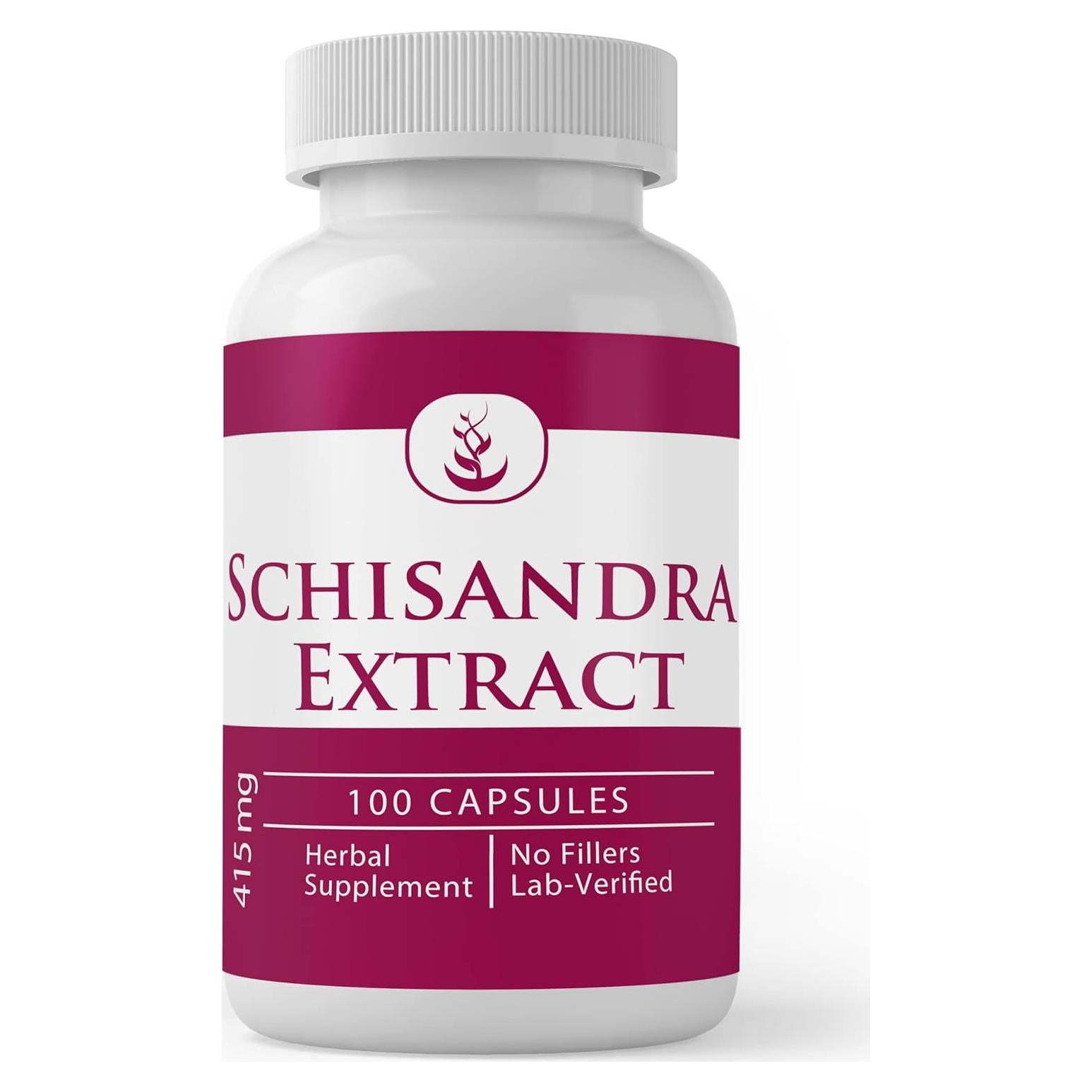 Extracto de Schisandra 100 Cápsulas Siempre Puro Sin Aditivos