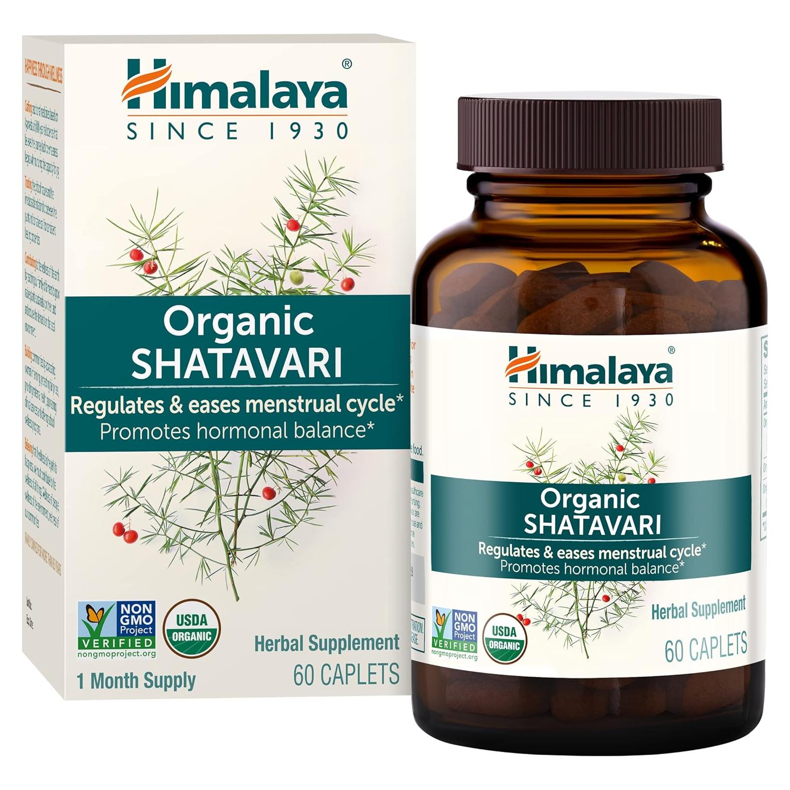 Himalaya Shatavari Orgánico 1300 mg 60 Comprimidos Salud Mujer
