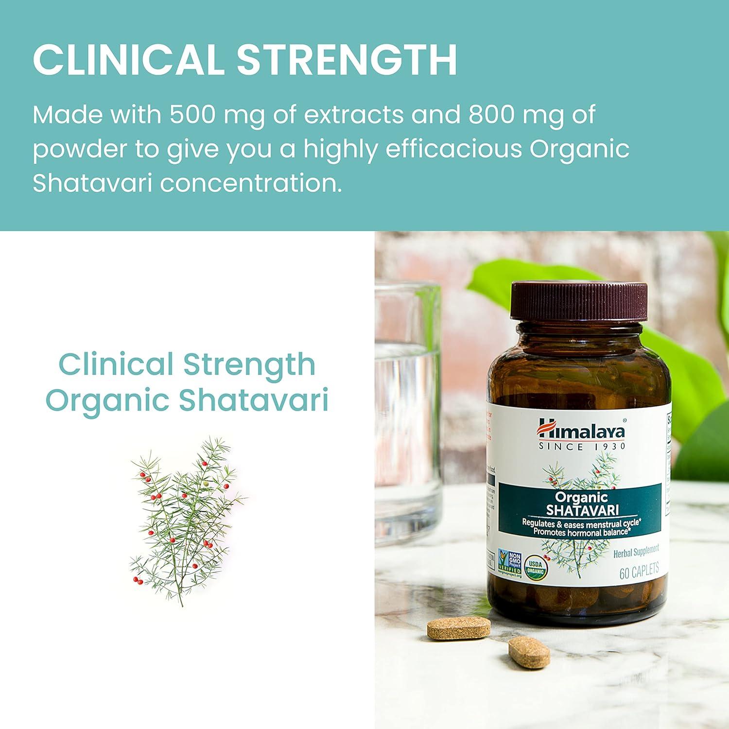 Himalaya Shatavari Orgánico 1300 mg 60 Comprimidos Salud Mujer