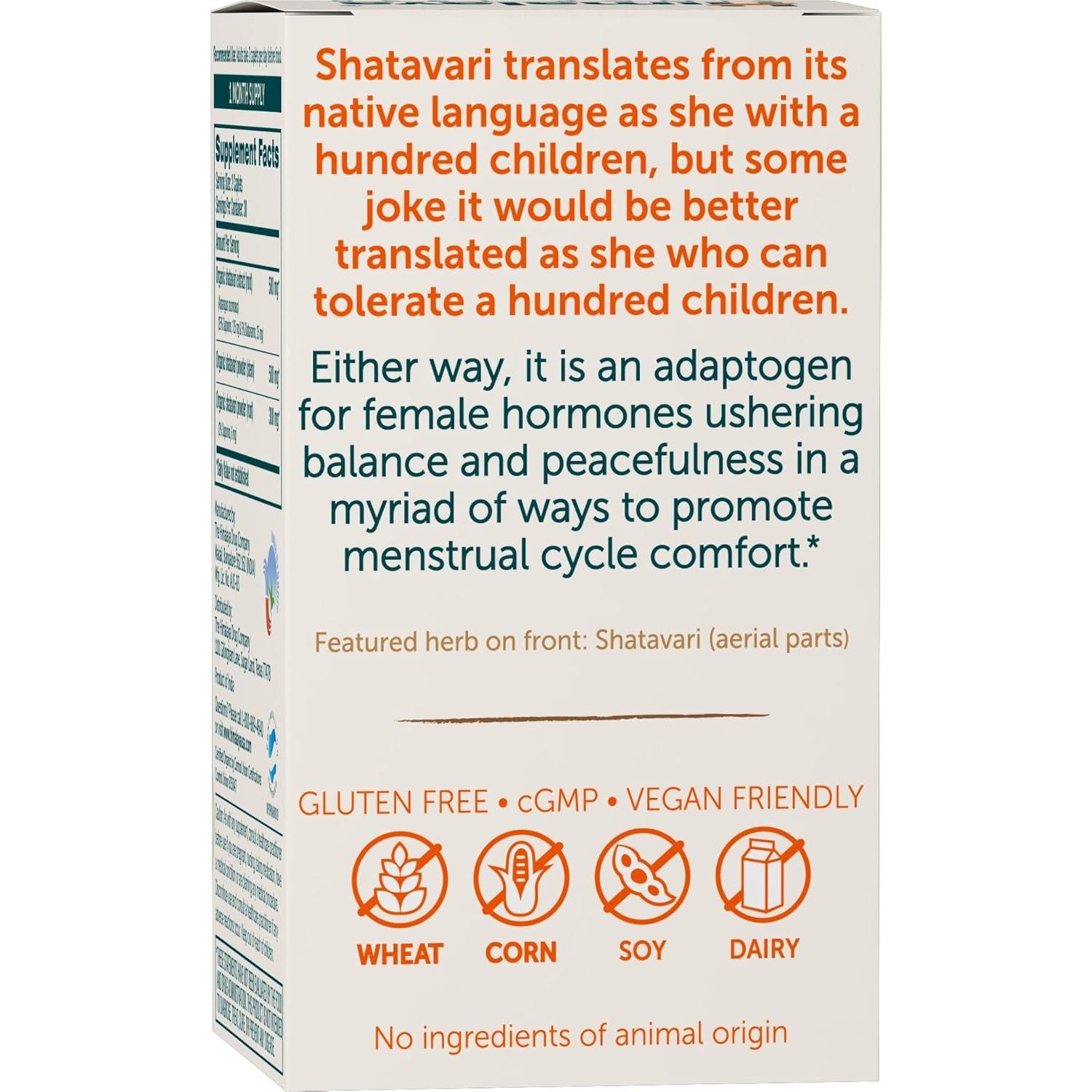 Himalaya Shatavari Orgánico 1300 mg 60 Comprimidos Salud Mujer