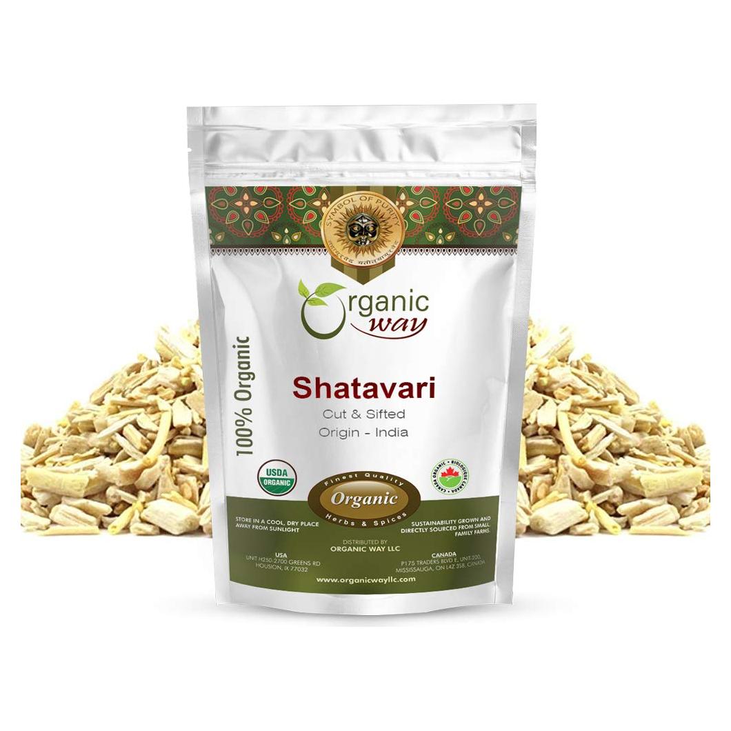 Shatavari seco orgánico 450g Organic Way - Certificado kosher