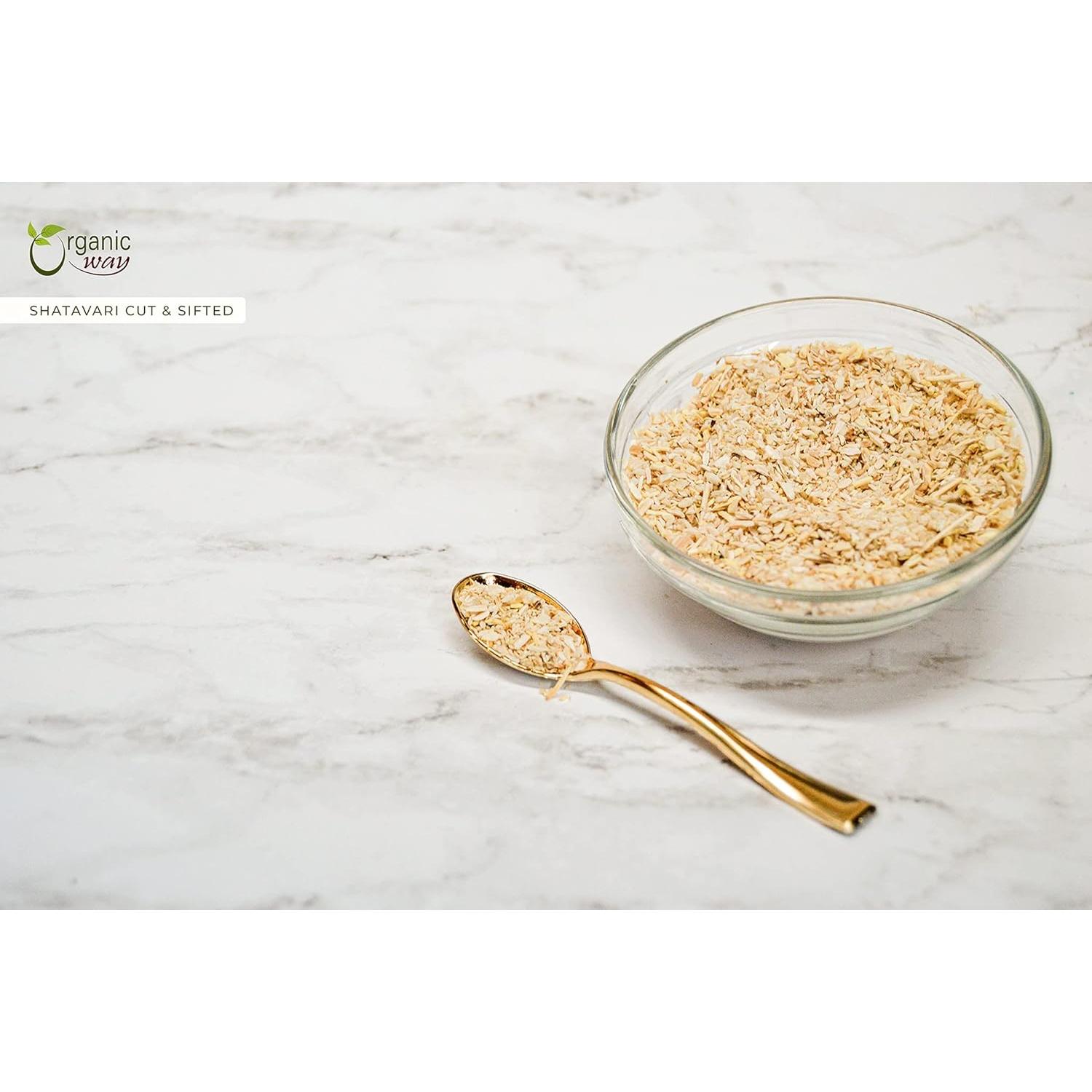 Shatavari seco orgánico 450g Organic Way - Certificado kosher