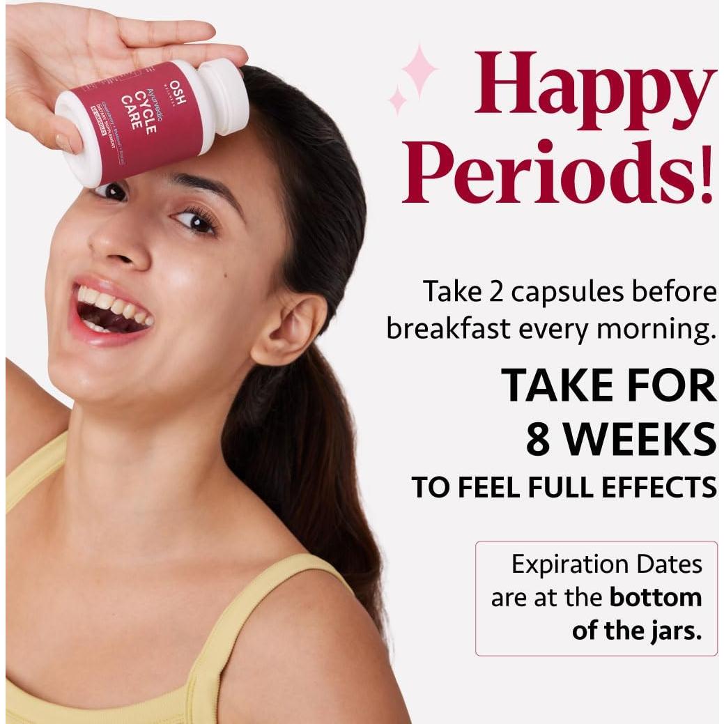 Suplemento Ayurvédico para Alivio de PMS - OSH Wellness