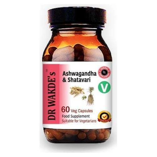 Cápsulas de Ashwagandha y Shatavari DR WAKDE - 60 Veganas