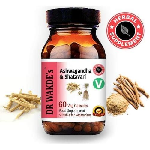 Cápsulas de Ashwagandha y Shatavari DR WAKDE - 60 Veganas