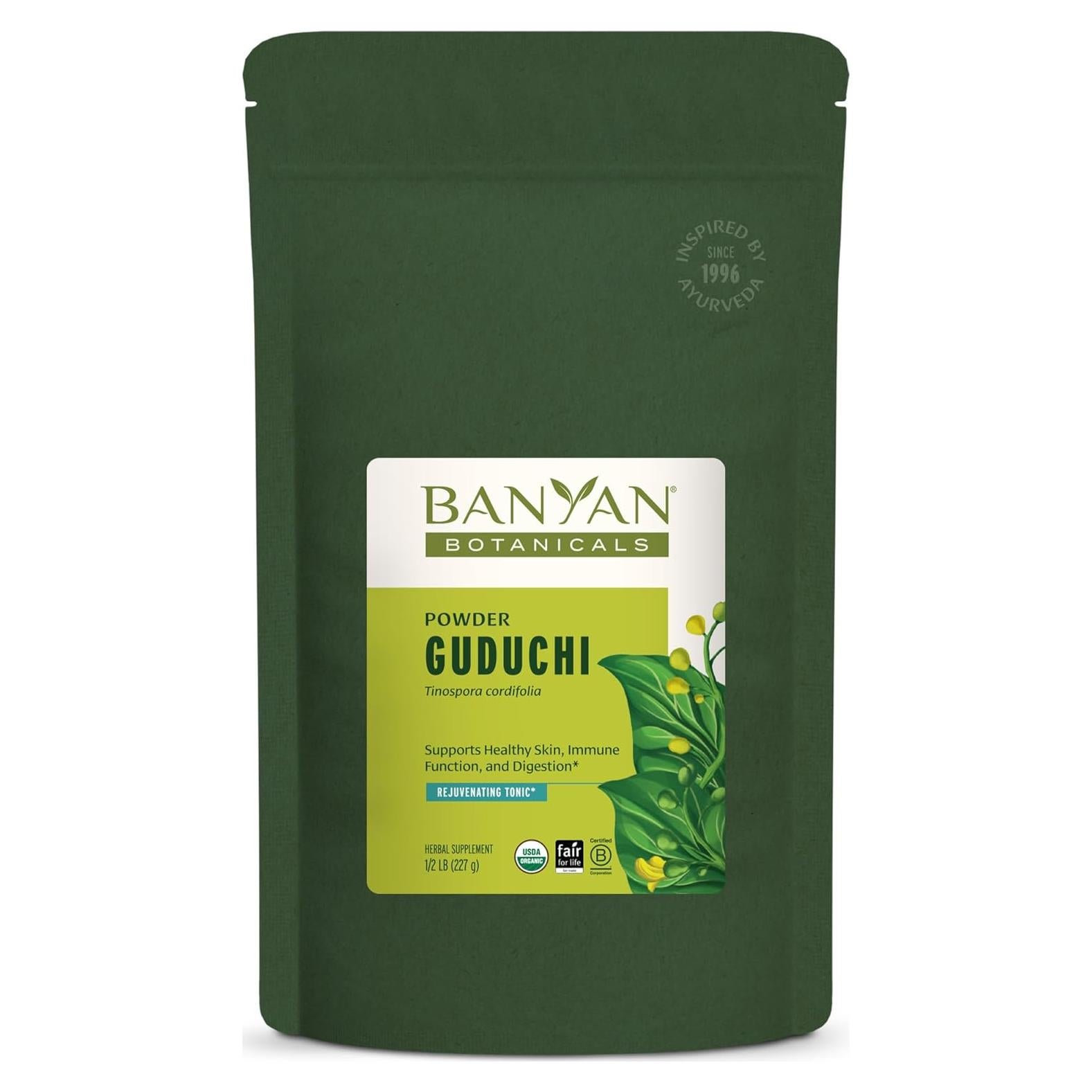 Polvo de Guduchi Orgánico Banyan Botanicals 227g - Suplemento Inmunológico