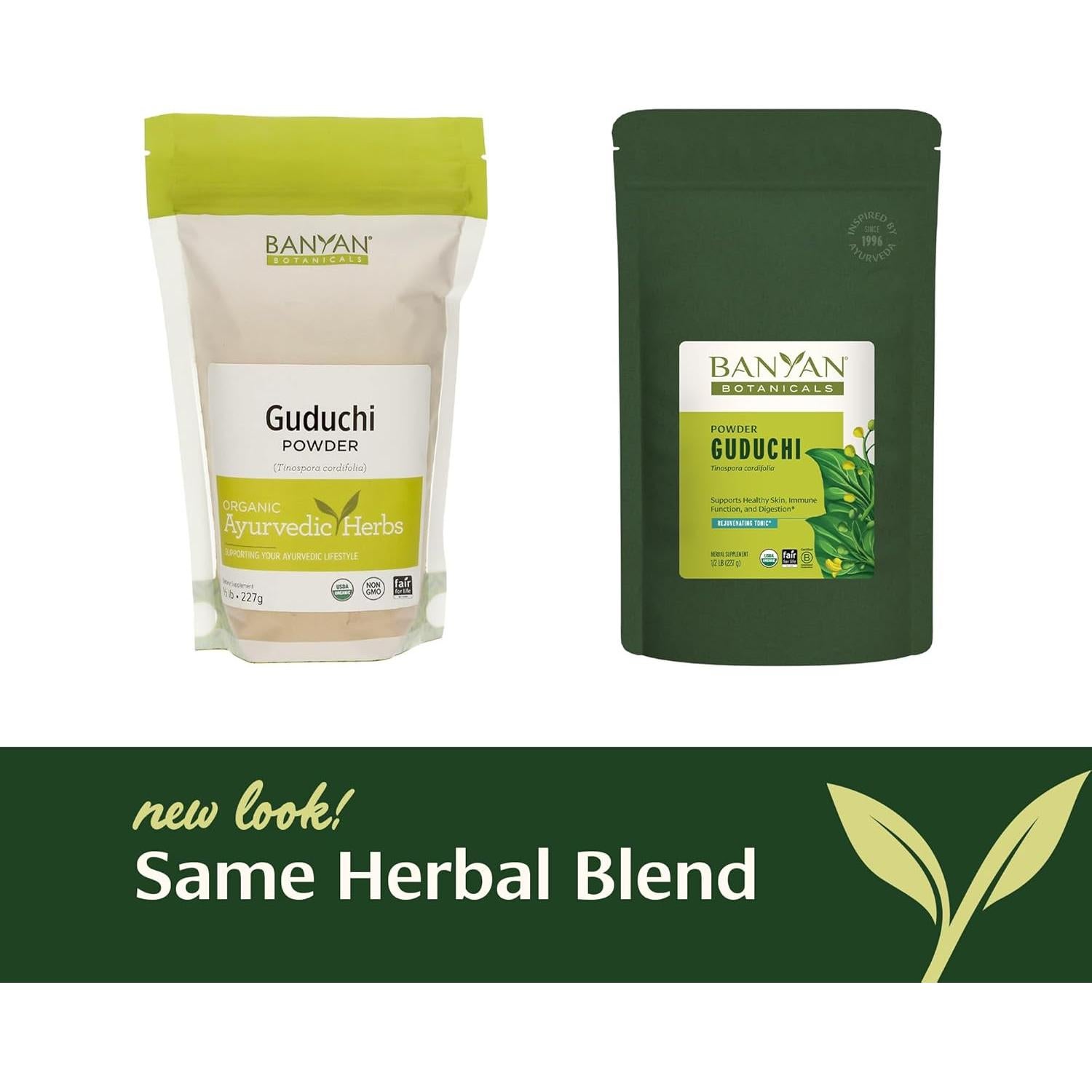 Polvo de Guduchi Orgánico Banyan Botanicals 227g - Suplemento Inmunológico