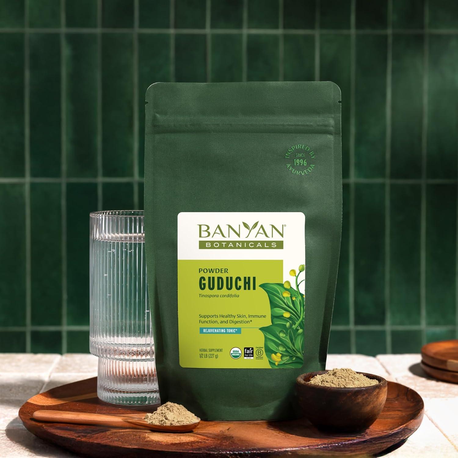 Polvo de Guduchi Orgánico Banyan Botanicals 227g - Suplemento Inmunológico