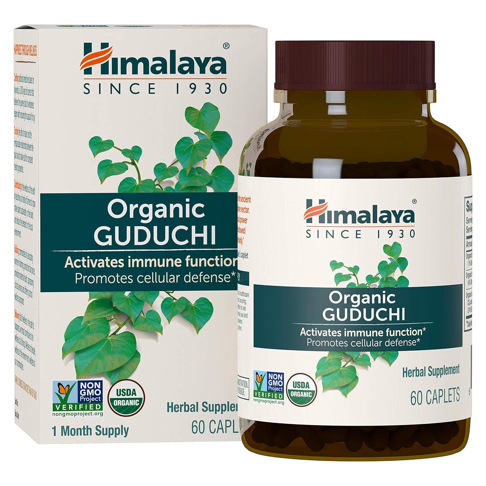Himalaya Orgánico Guduchi 700 mg 60 Tabletas Inmunidad