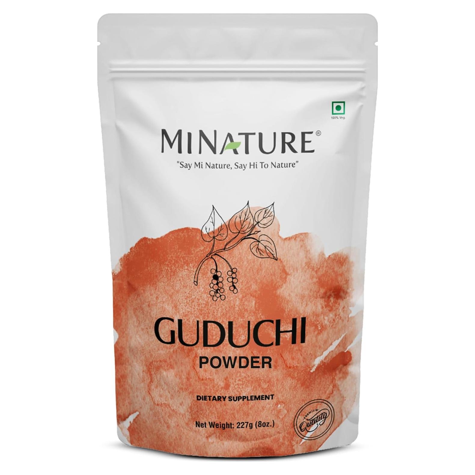 Polvo de Guduchi 227g - Mi Nature - Apoya Digestión y Inmunidad
