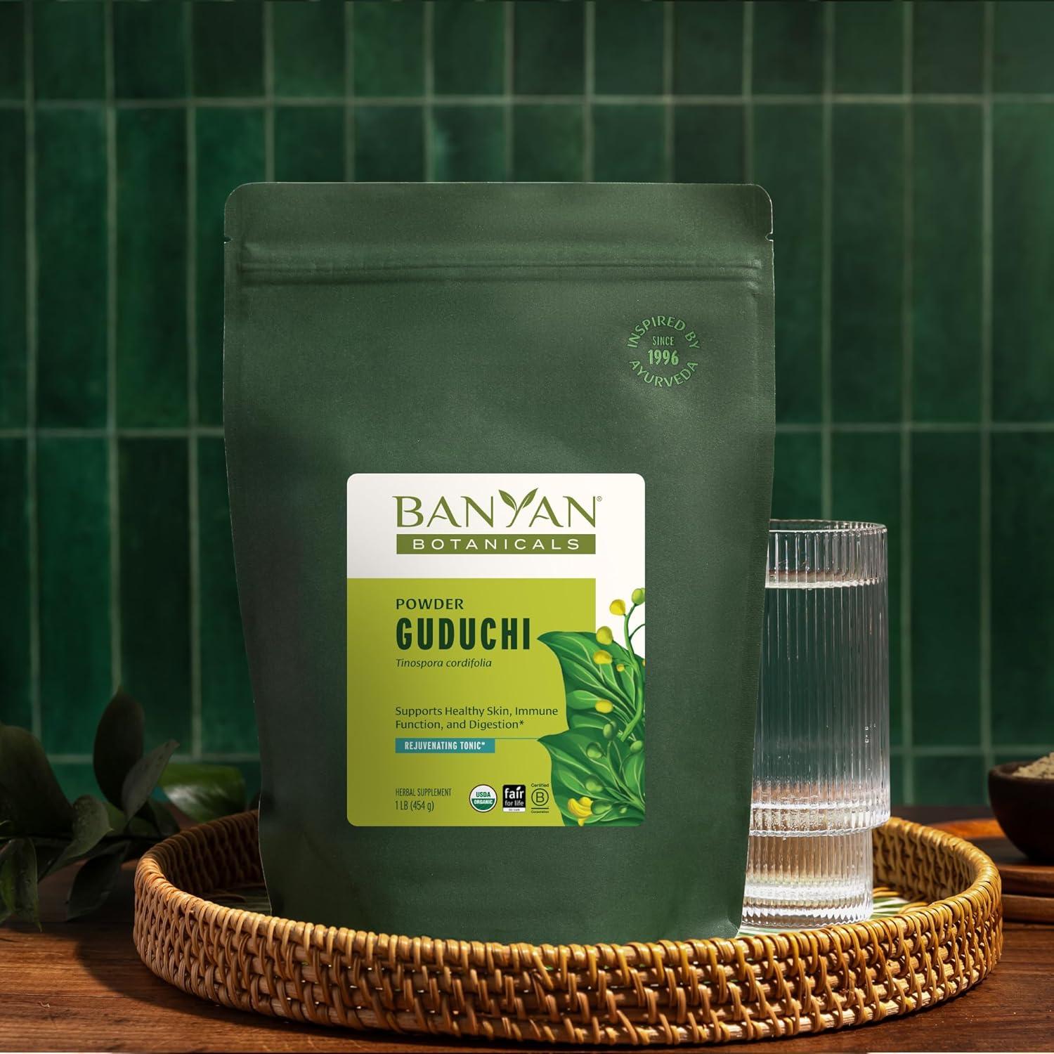 Polvo de Guduchi Orgánico Banyan Botanicals 450g - Suplemento Inmunológico