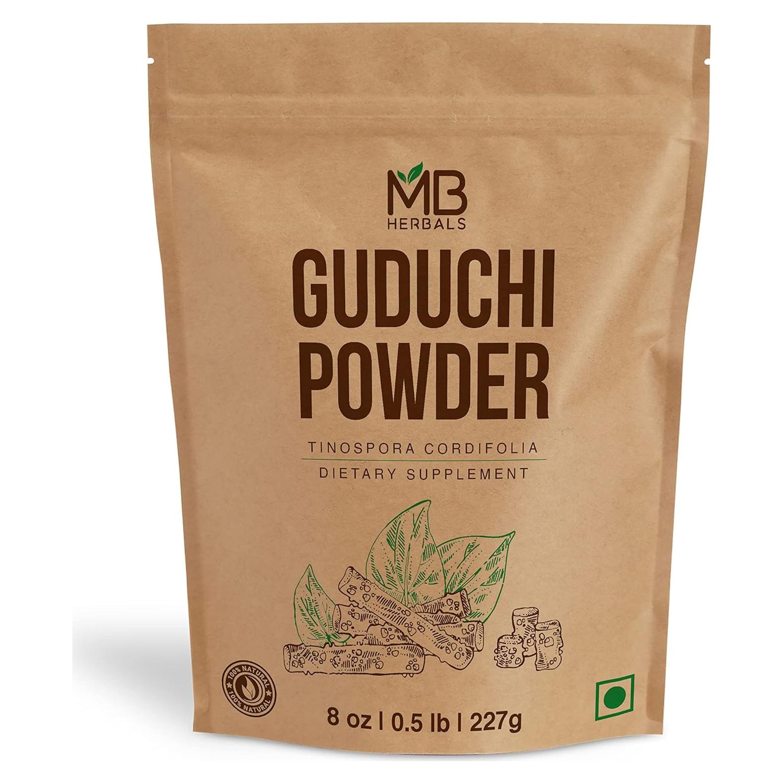 Polvo de Guduchi MB Herbals 227g - Neem-Giloy Orgánico
