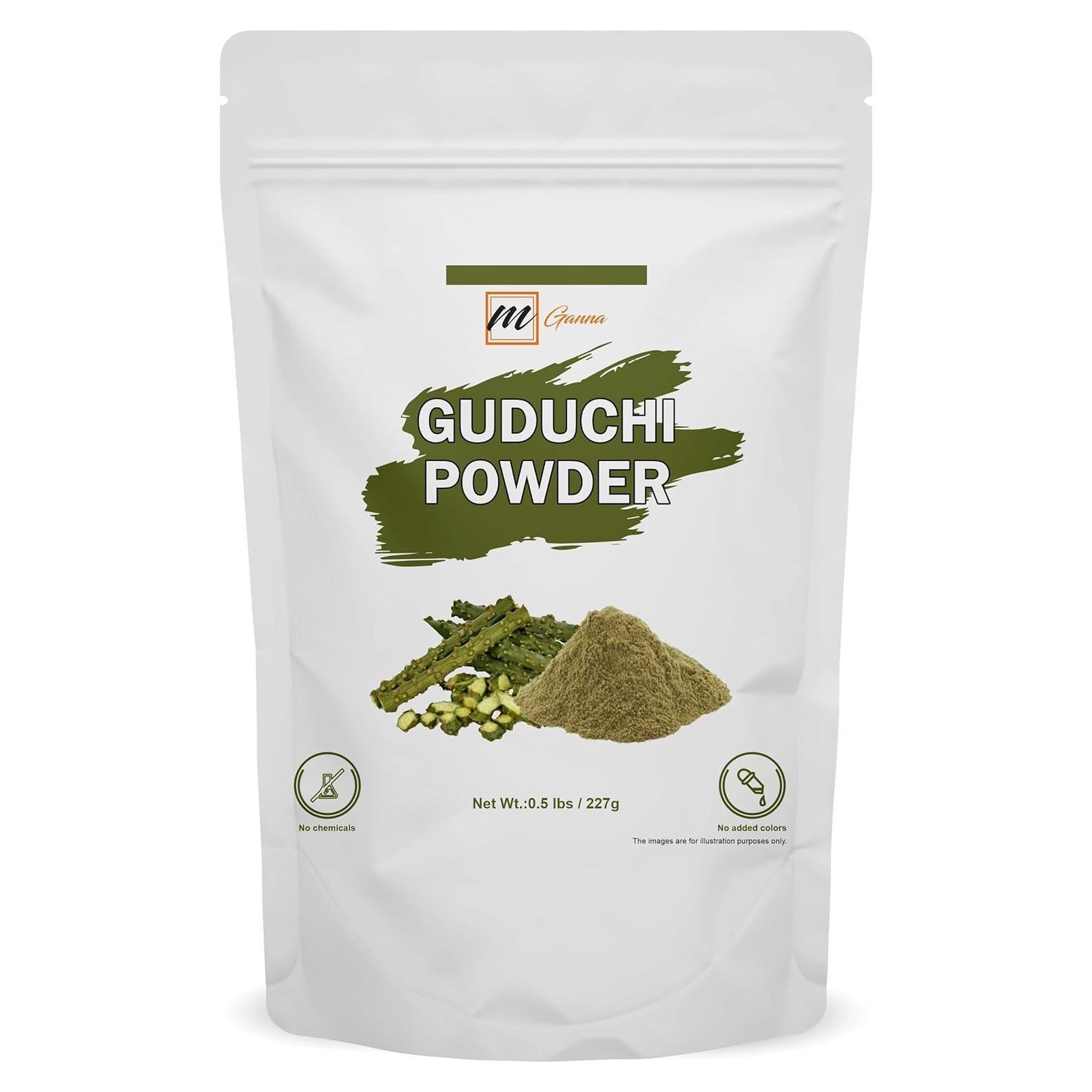 Polvo de Guduchi 227g - mGanna - Cuidado de la Piel Natural