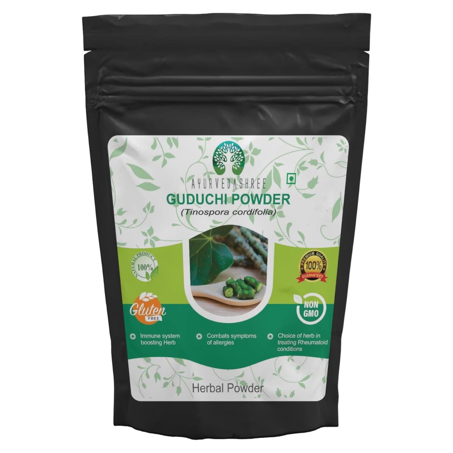 Polvo de Guduchi 100 g AHIPL | Tinospora Cordifolia Natural