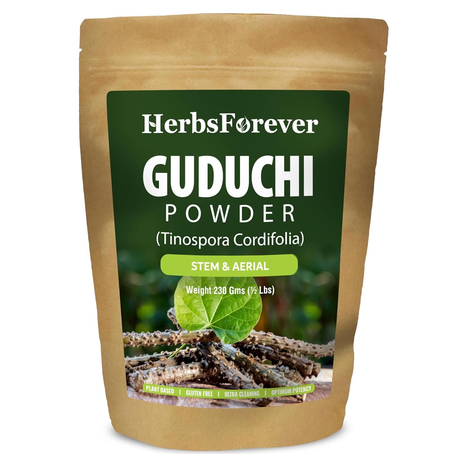 Polvo de Guduchi 230g | Tinospora Cordifolia | Suplemento Herbal