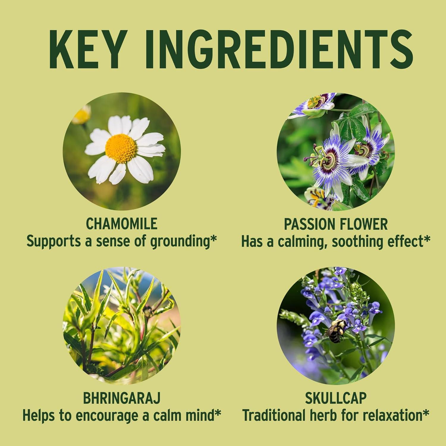 Suplemento Orgánico Mente Tranquila Banyan Botanicals 90 Tabletas