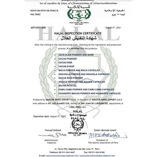 Cápsulas Blandas de Sacha Inchi Amazon Andes 60 Unidades 1000mg