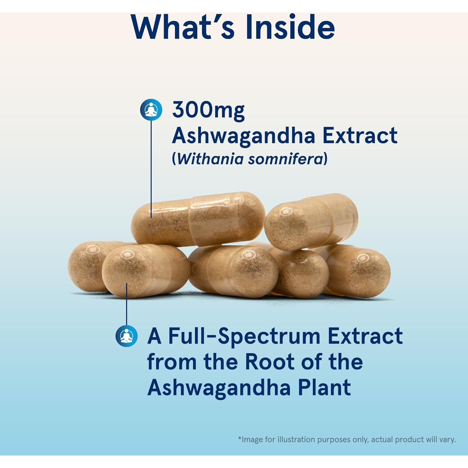 Cápsulas de Ashwagandha Jarrow Formulas 300 mg 120 Veganas