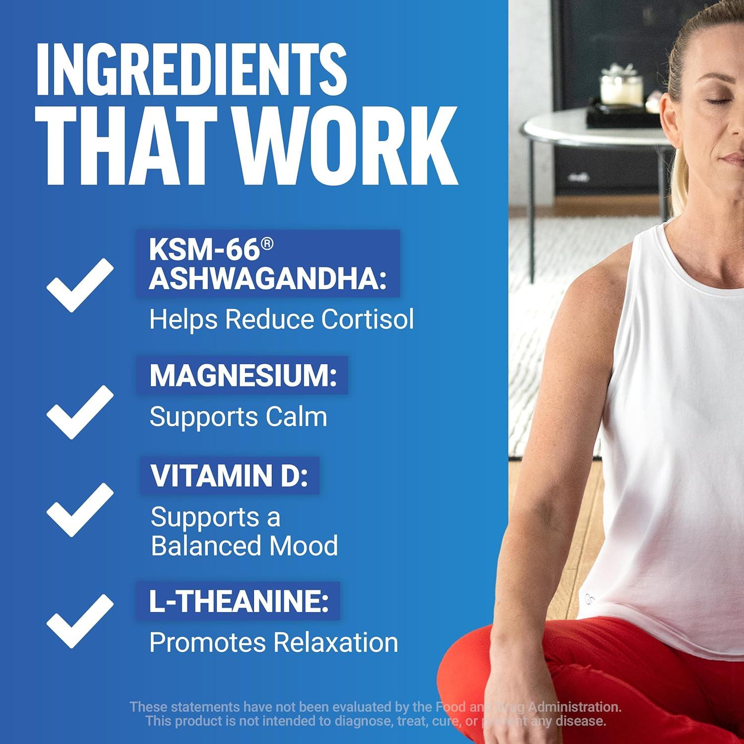 Gominolas Calmantes Force Factor Amazing Ashwa 60 Unidades