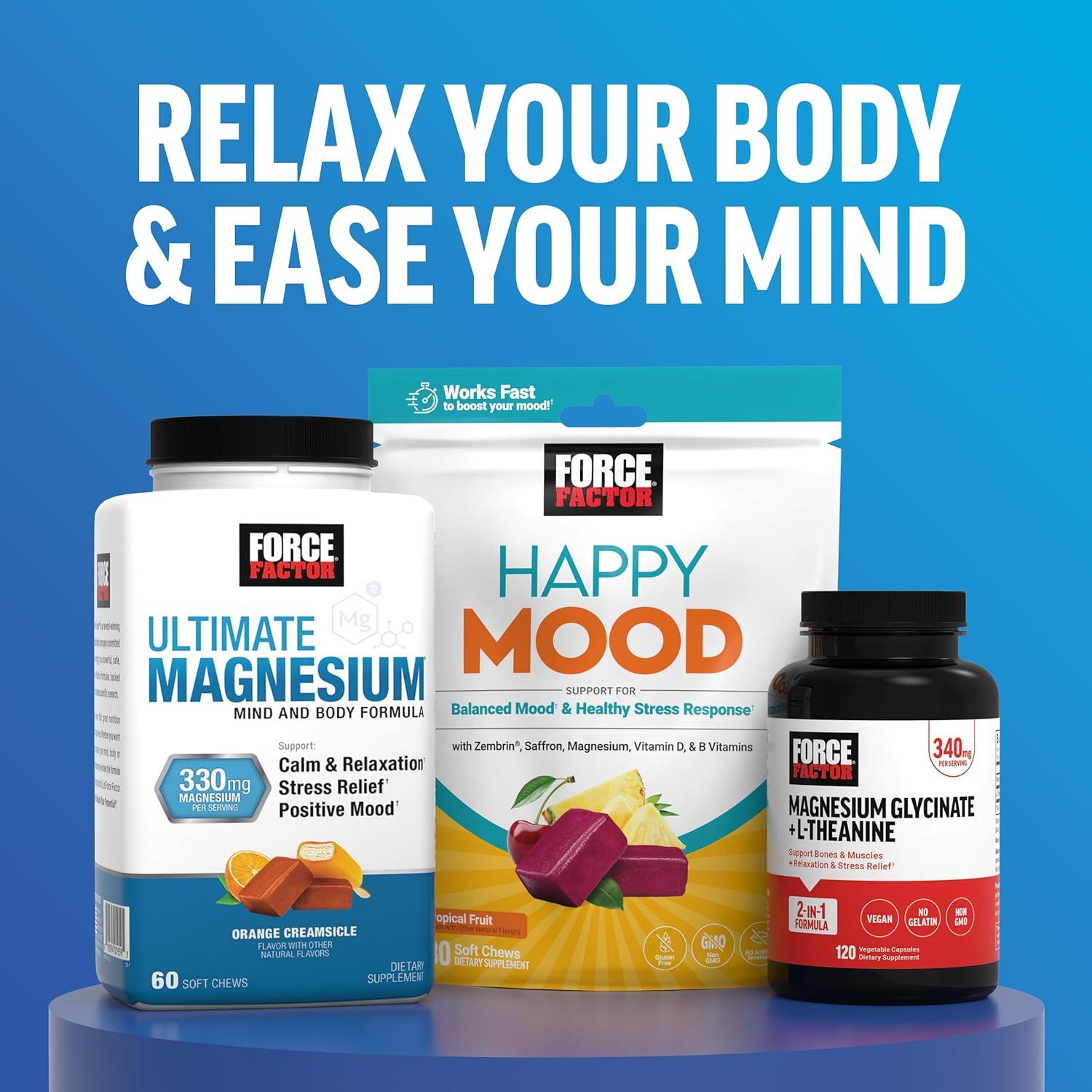 Gominolas Calmantes Force Factor Amazing Ashwa 60 Unidades