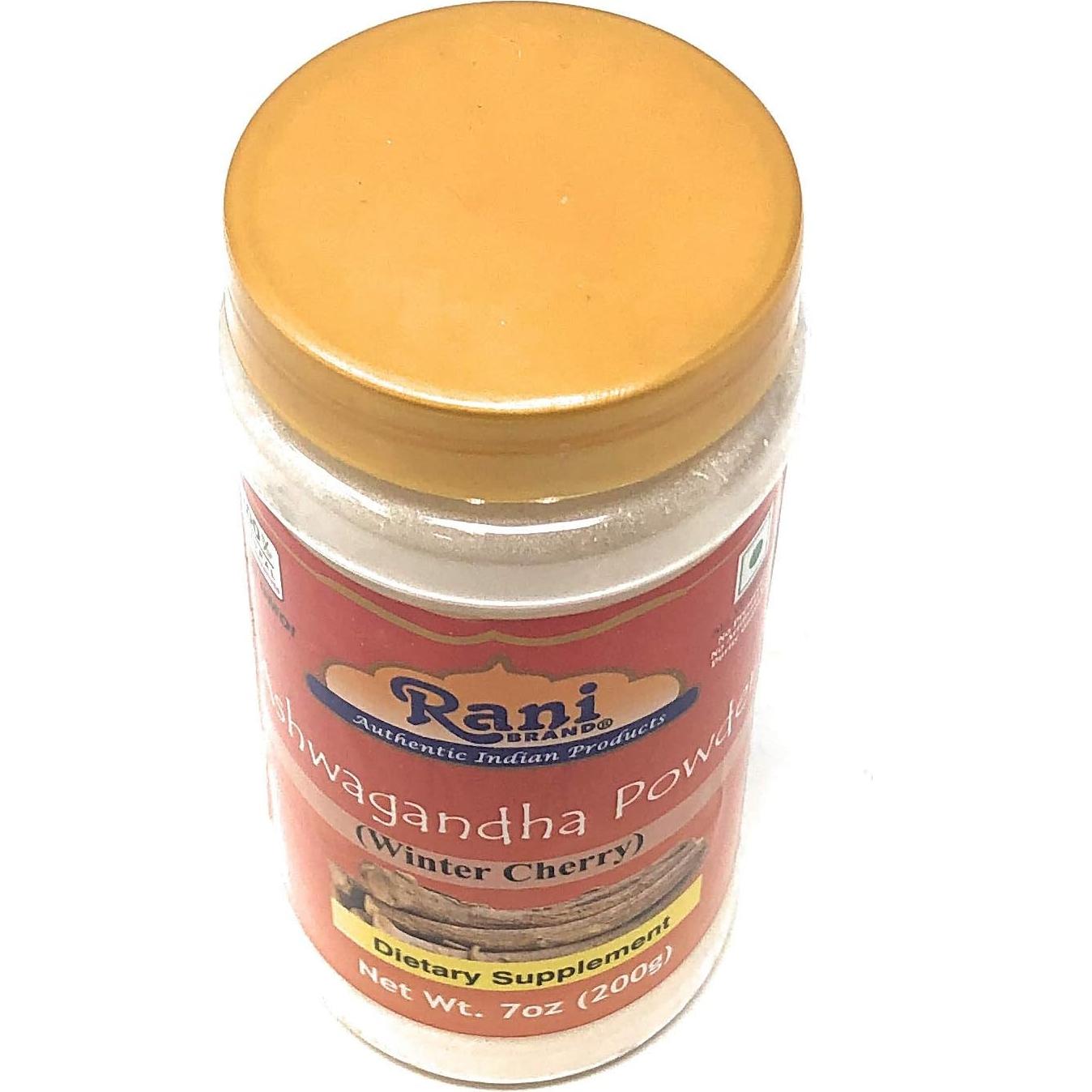 Polvo de Ashwagandha Rani 200g - Natural, Vegano, Sin Gluten
