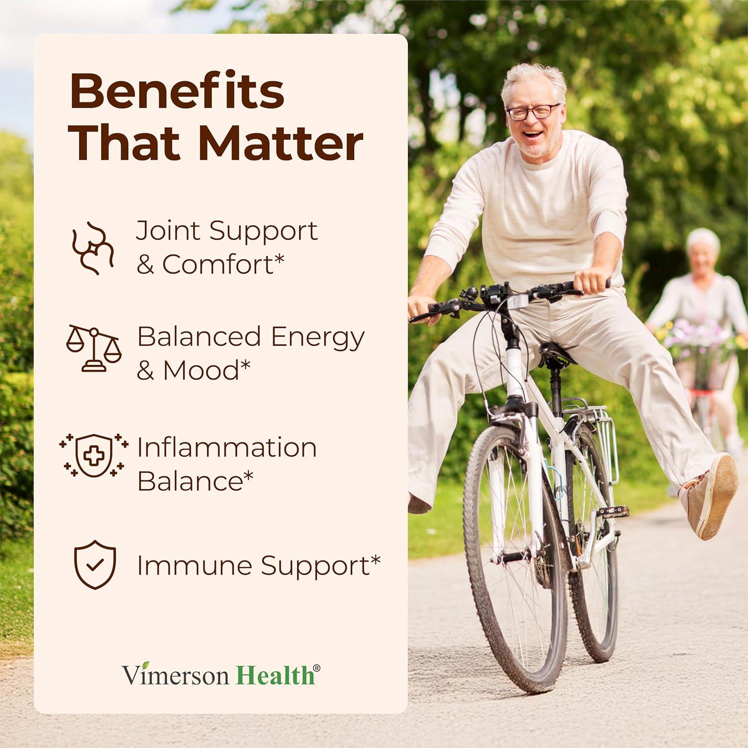 Suplemento de Cúrcuma y Jengibre Vimerson Health 120 Cápsulas