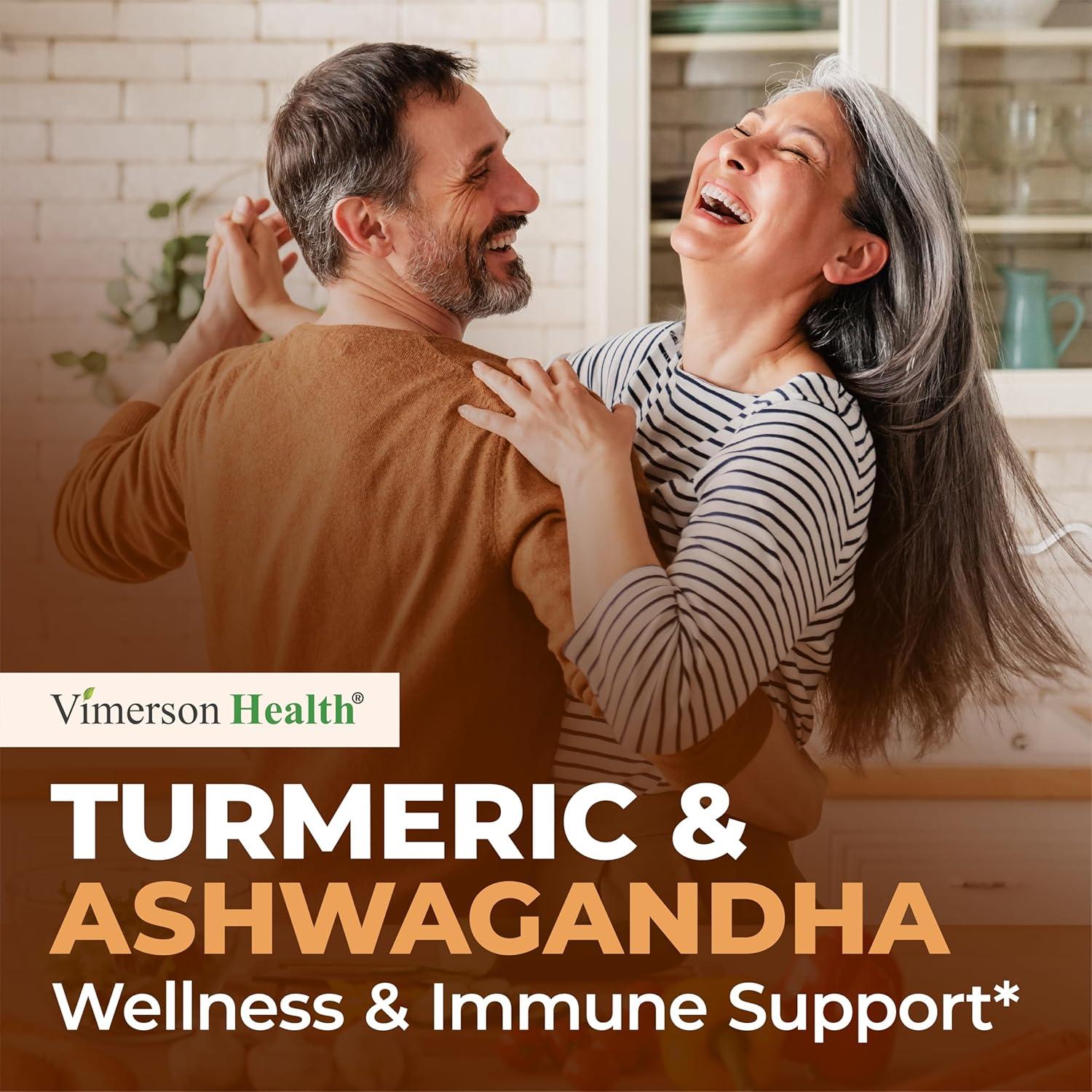 Suplemento de Cúrcuma y Jengibre Vimerson Health 120 Cápsulas