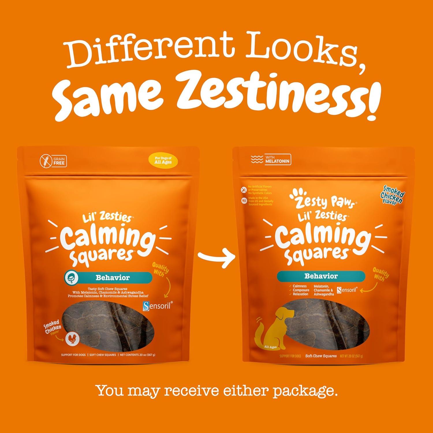 Golosinas Calmantes para Perros Zesty Paws 20 oz - Alivio Estrés