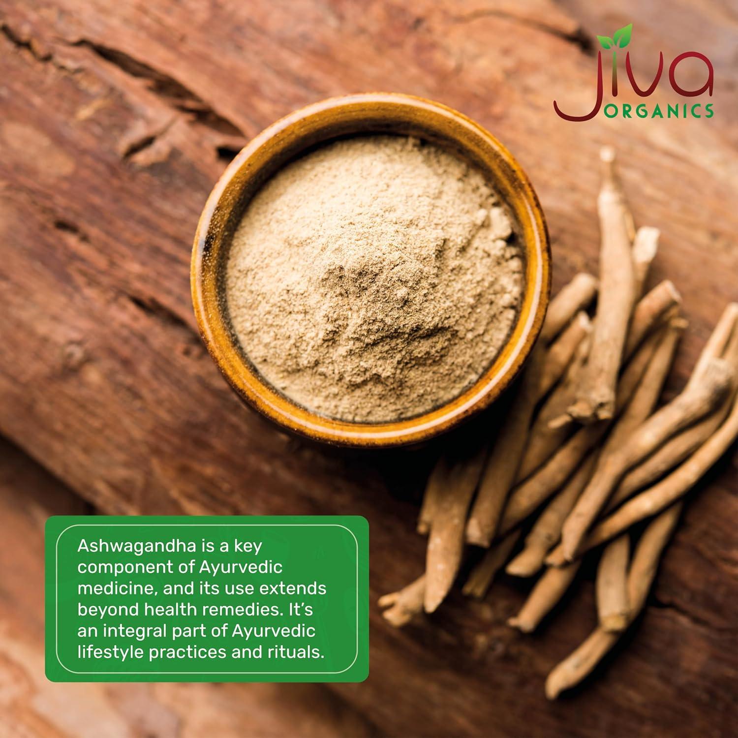 Polvo de Raíz de Ashwagandha Orgánico Jiva 0.57 kg - Sin Gluten
