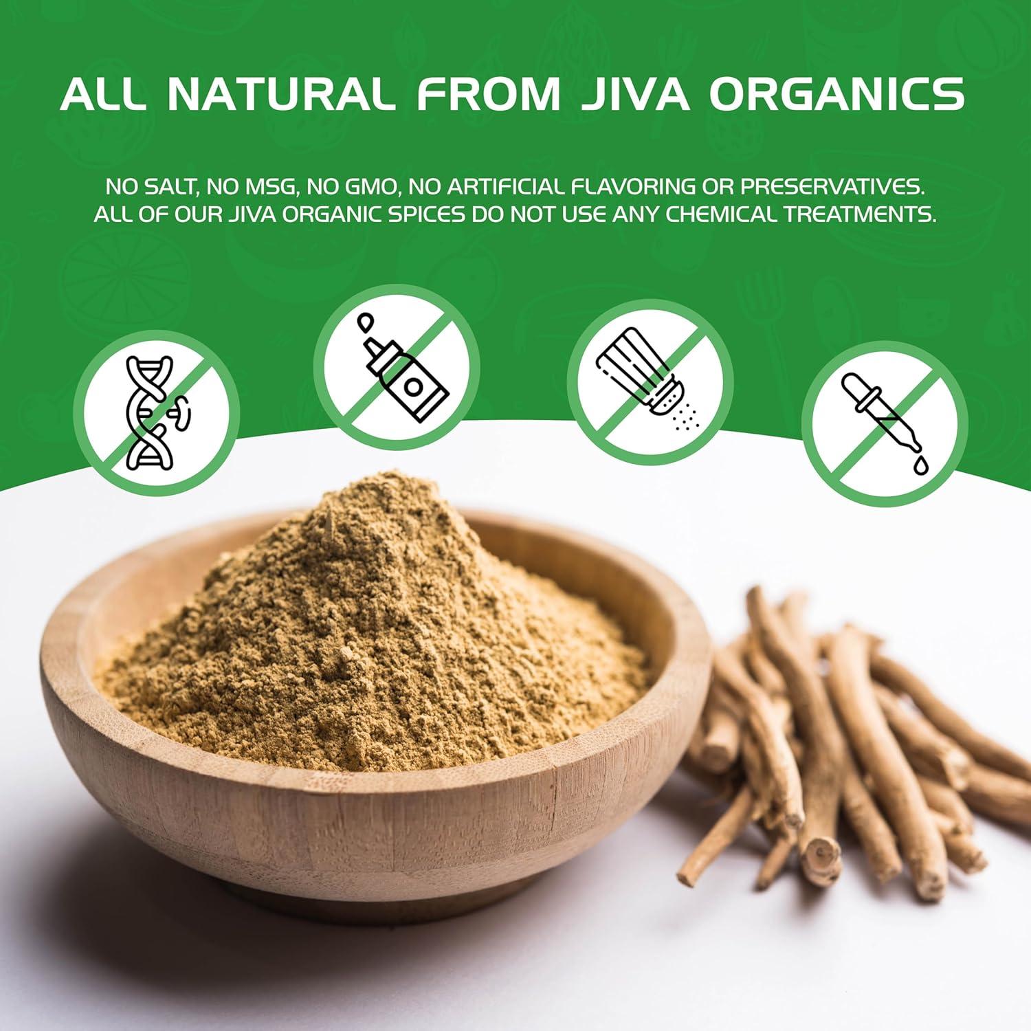Polvo de Raíz de Ashwagandha Orgánico Jiva 0.57 kg - Sin Gluten