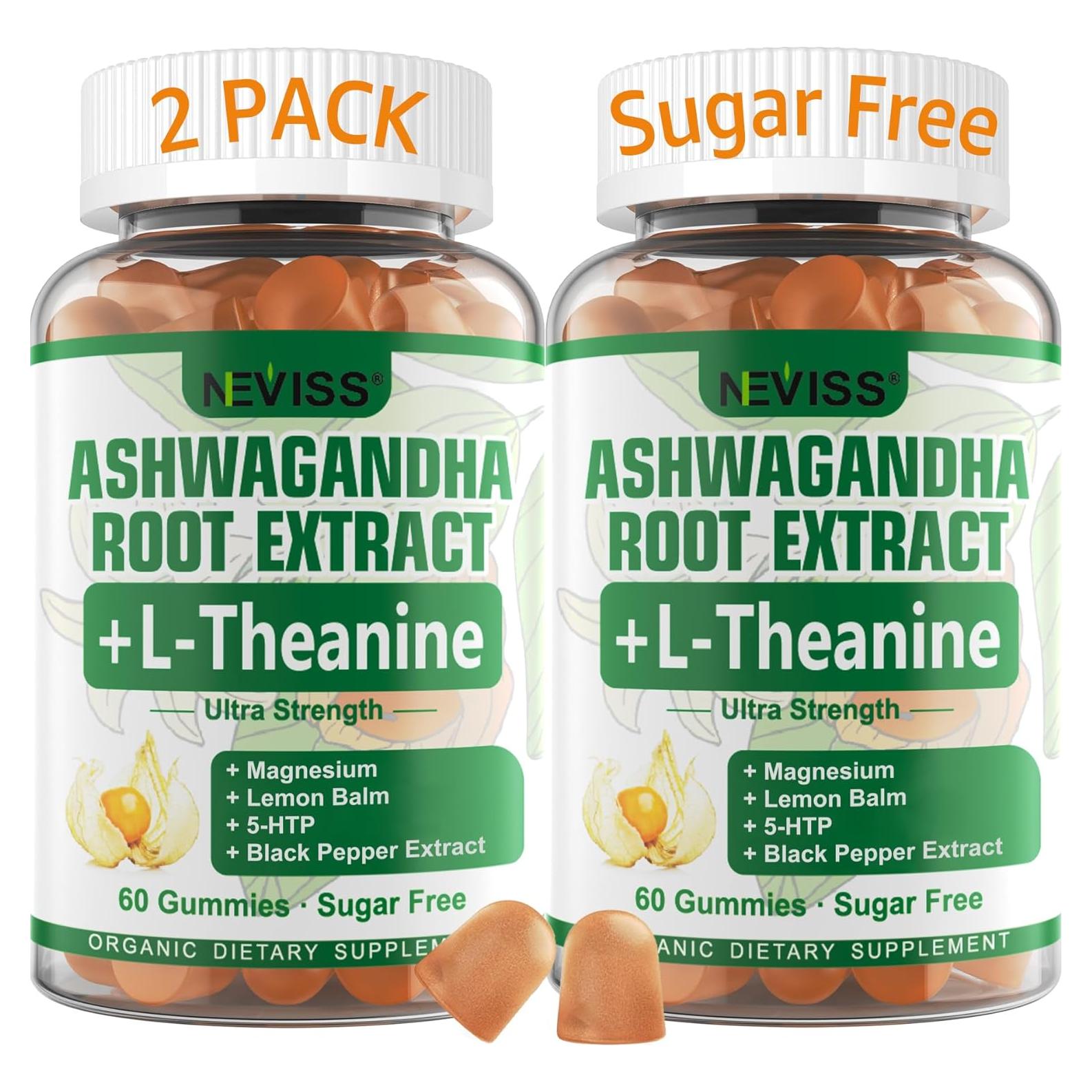 Gomitas de Ashwagandha NEVISS 2000mg Veganas 120 Unidades