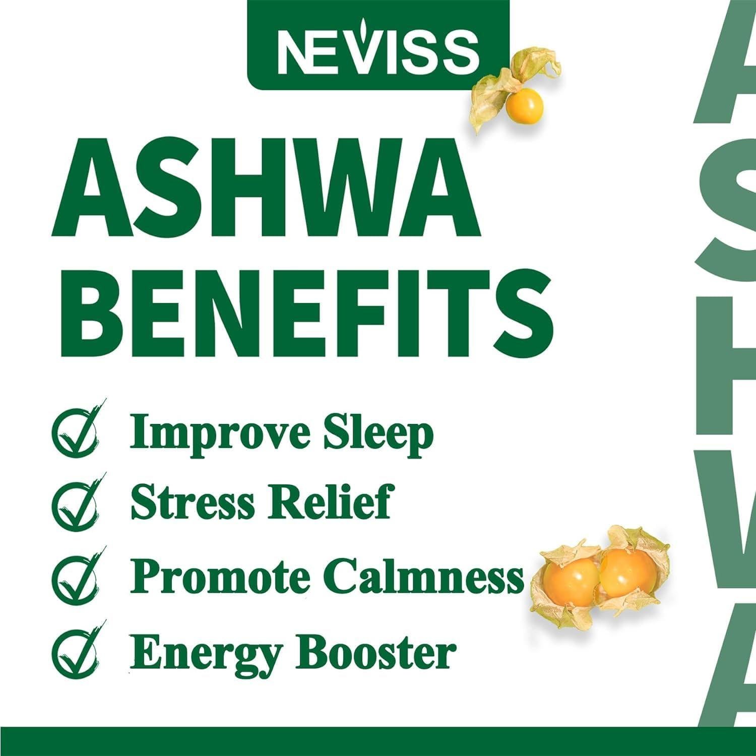 Gomitas de Ashwagandha NEVISS 2000mg Veganas 120 Unidades