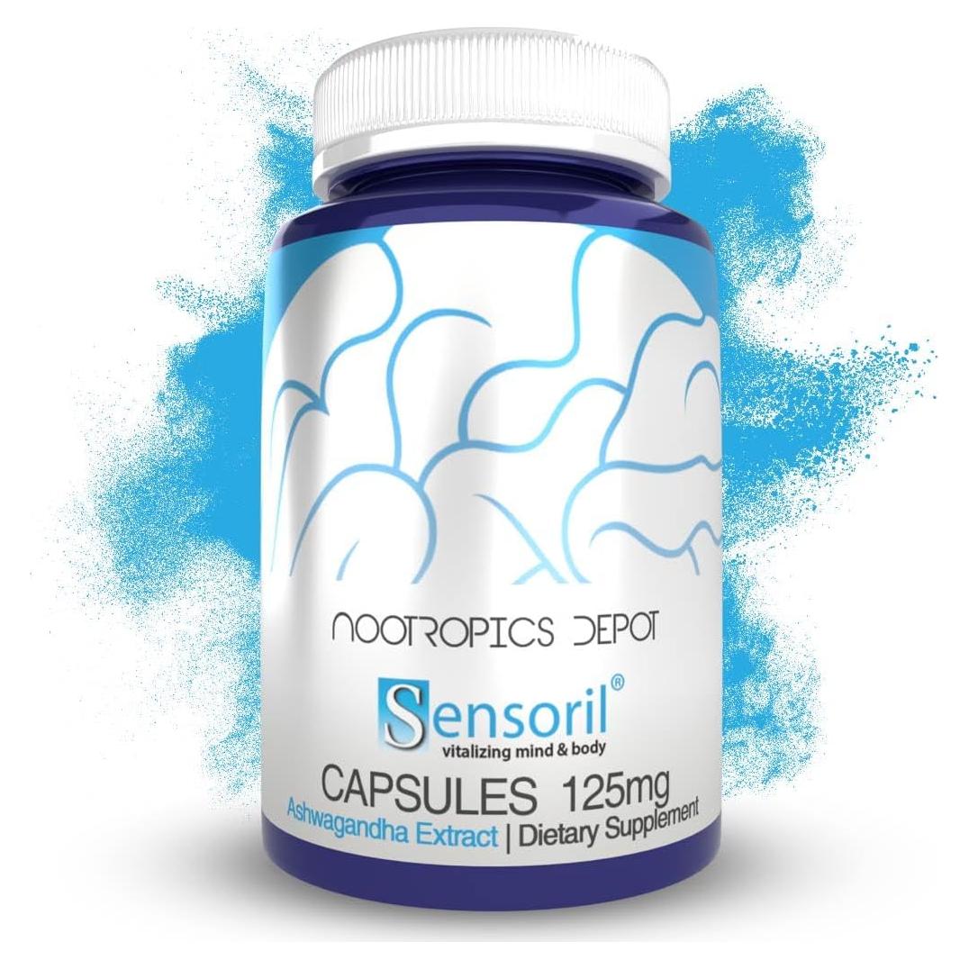Cápsulas de Ashwagandha Sensoril Nootropics 125mg 180 Unidades